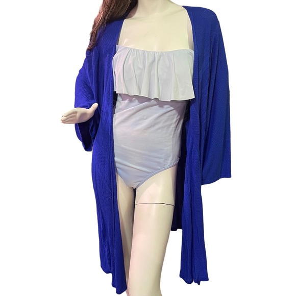 TORRID PLUS SIZE 6 Long Sleeve Cardigan Royal Blue - Picture 2 of 12